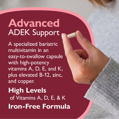 Multi-ADEK Vitamin Capsules, Iron-Free