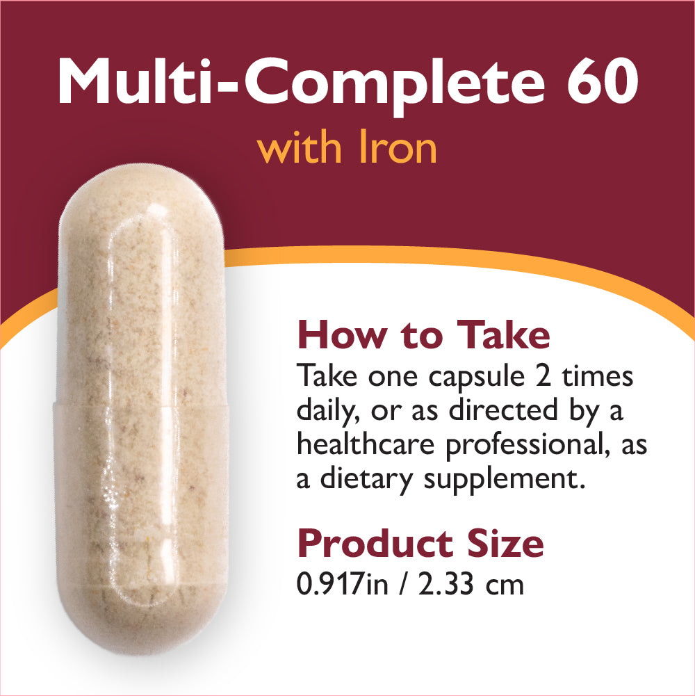 Multi-Complete 60 Bariatric Multivitamin with Iron
