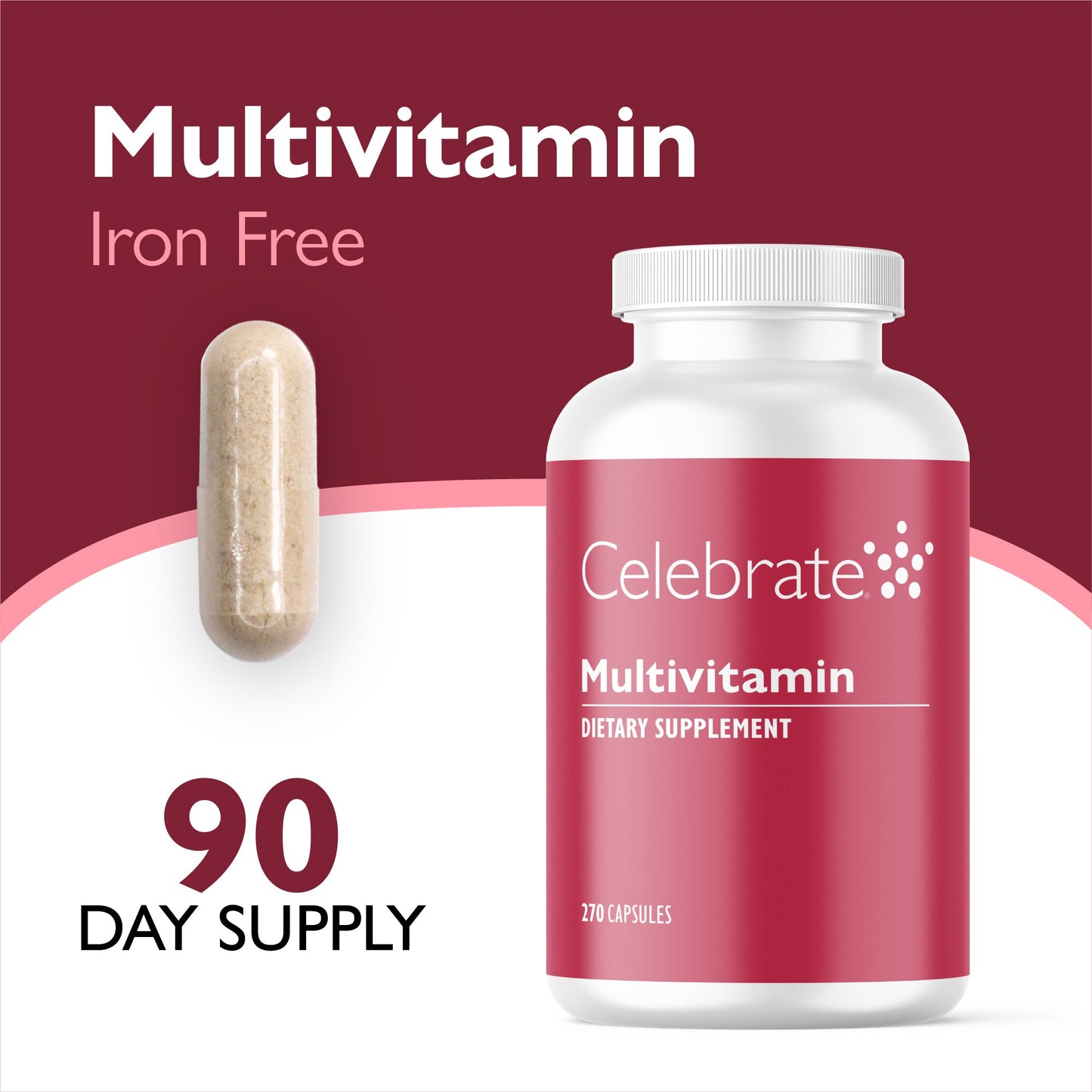 Bariatric Multivitamin Capsules, Iron-Free