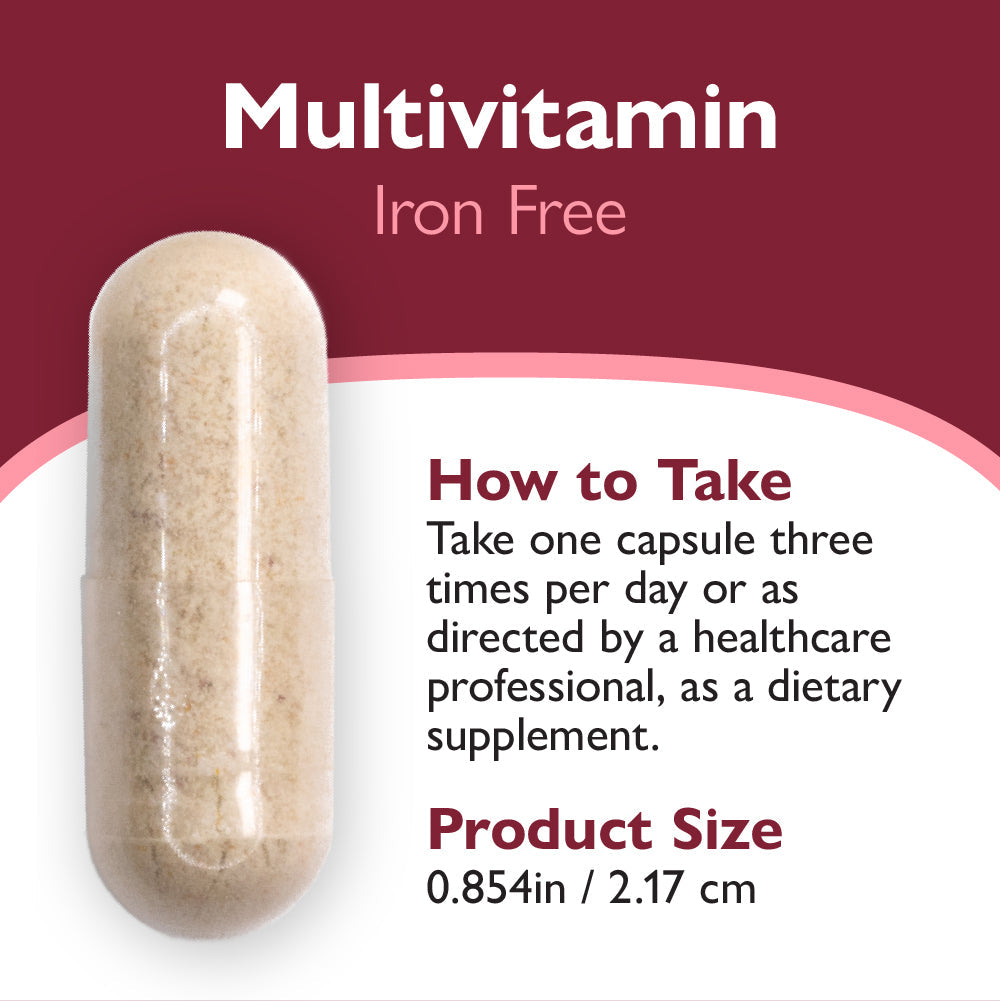 Bariatric Multivitamin Capsules, Iron-Free