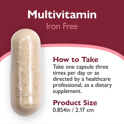 Bariatric Multivitamin Capsules, Iron-Free