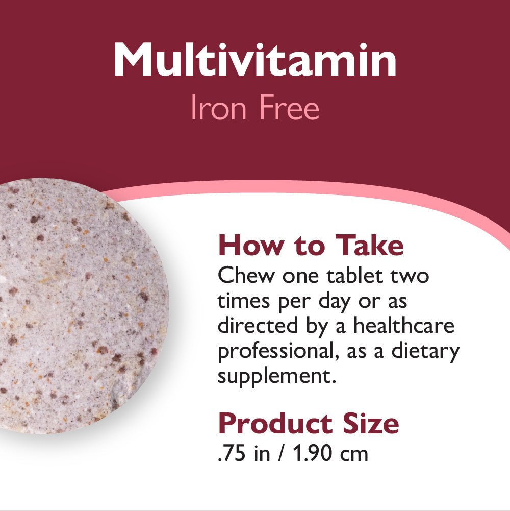 Bariatric Multivitamin Chewable, Iron Free