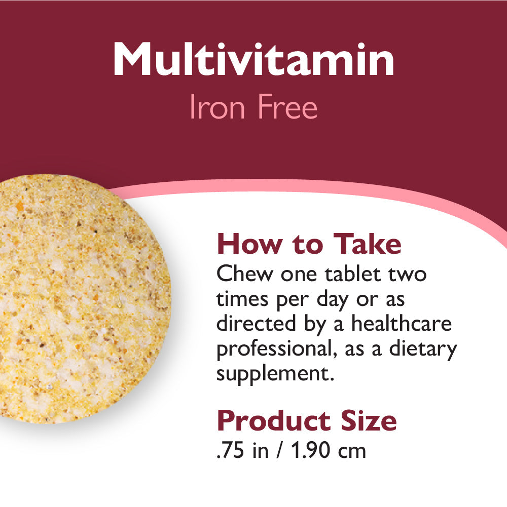 Bariatric Multivitamin Chewable, Iron Free