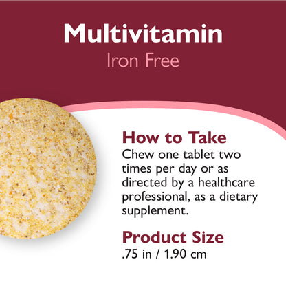 Bariatric Multivitamin Chewable, Iron Free