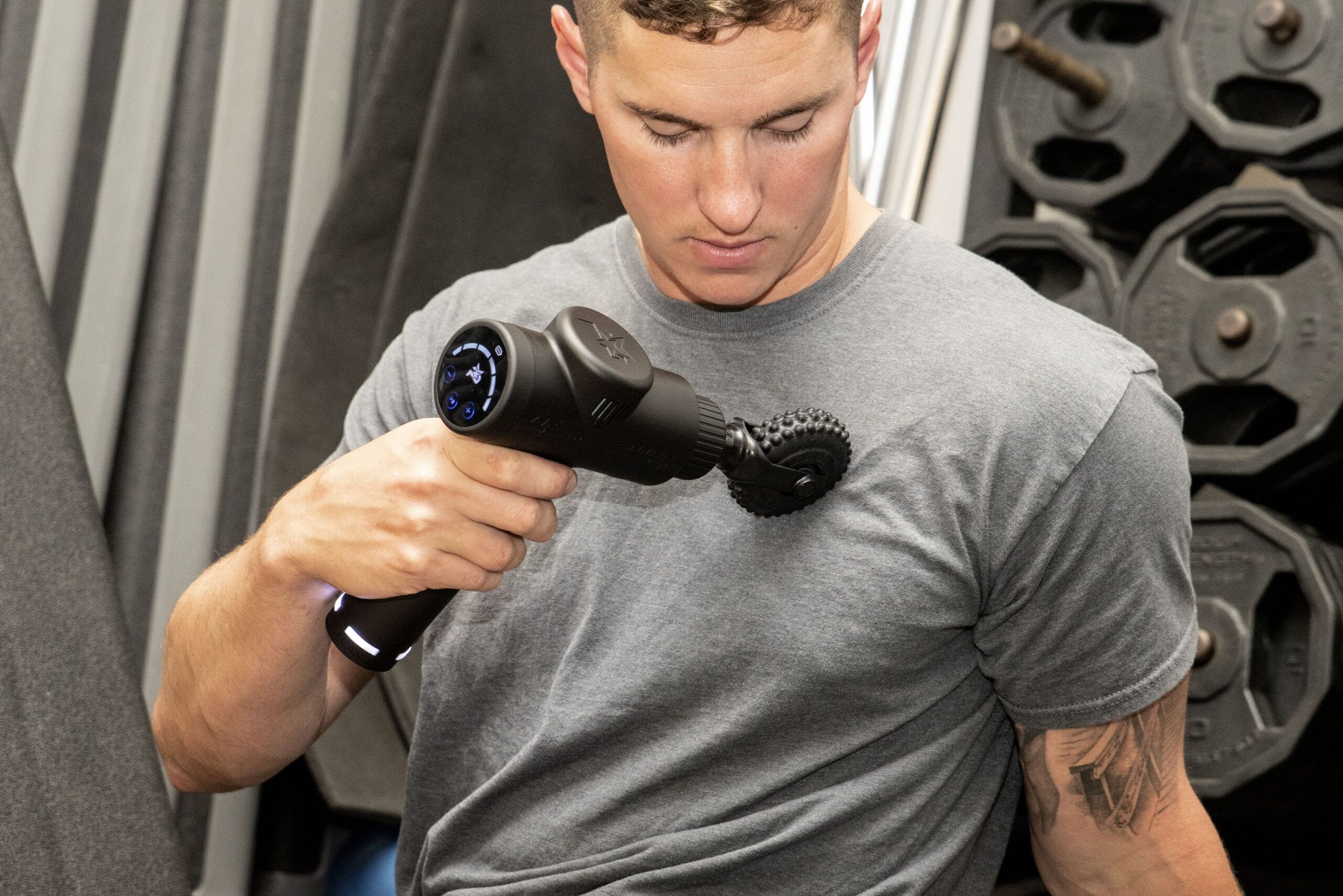 MVP+ Percussion Massage System - The Track and Field Store