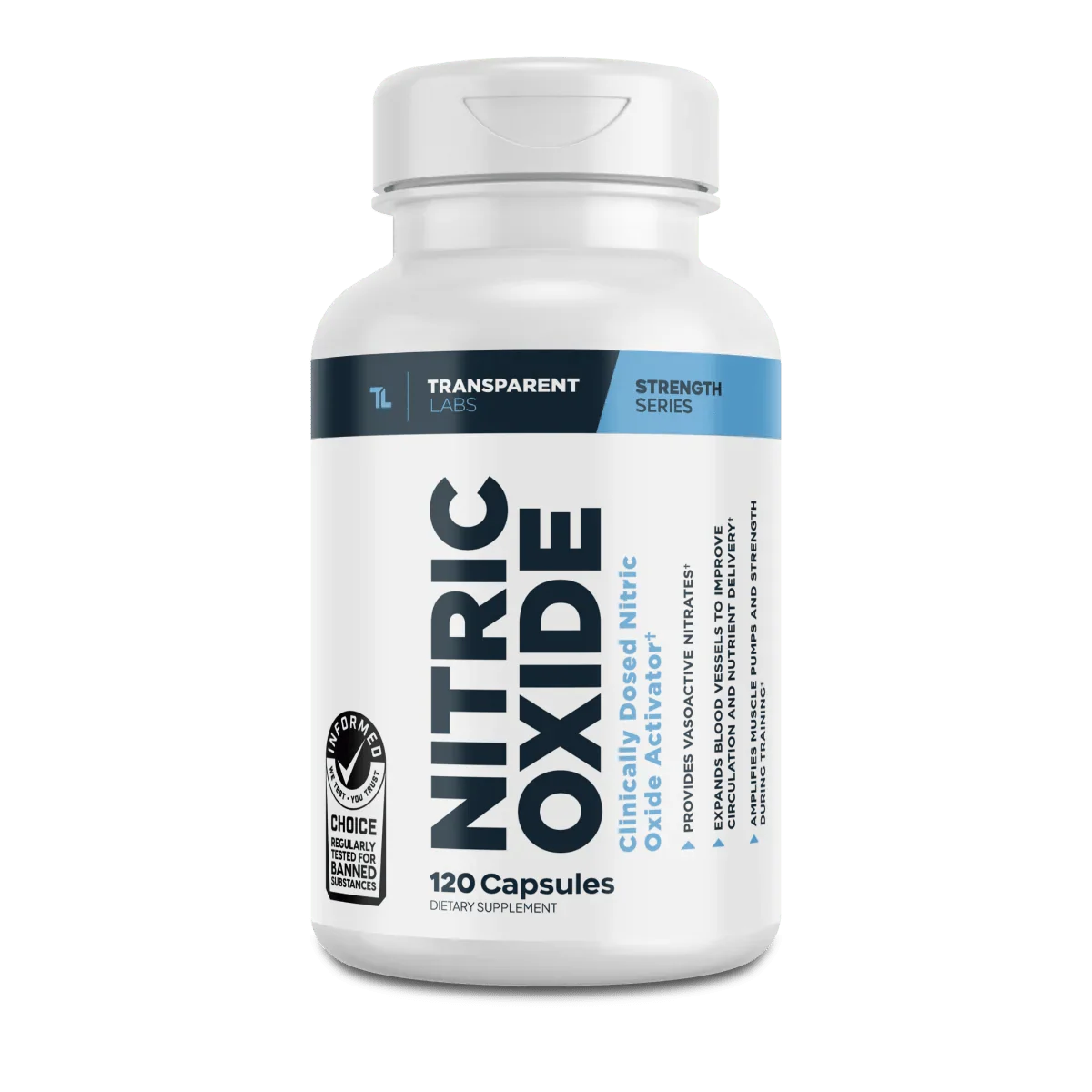Transparent Labs Nitric Oxide 120 Caps