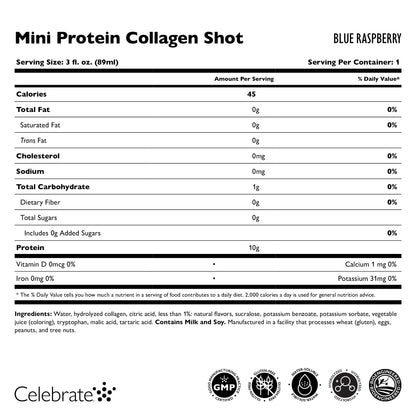 Collagen Protein Mini Shot, 3oz