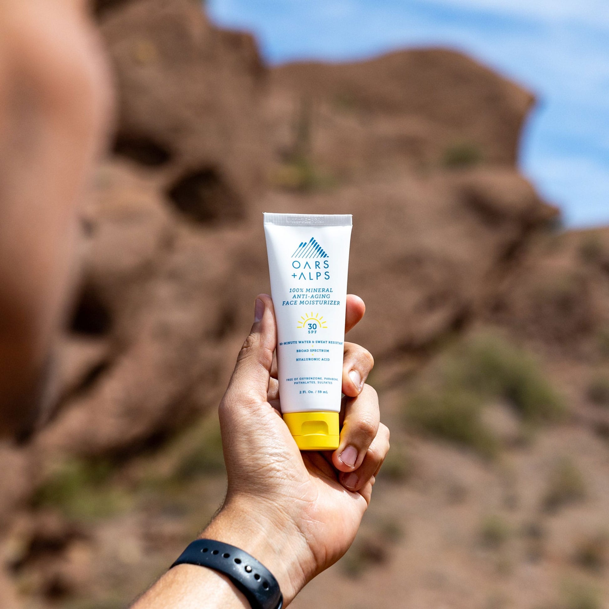 100% Mineral Anti-Aging Face Moisturizer with SPF 30 - Oars + Alps - The Track and Field Store