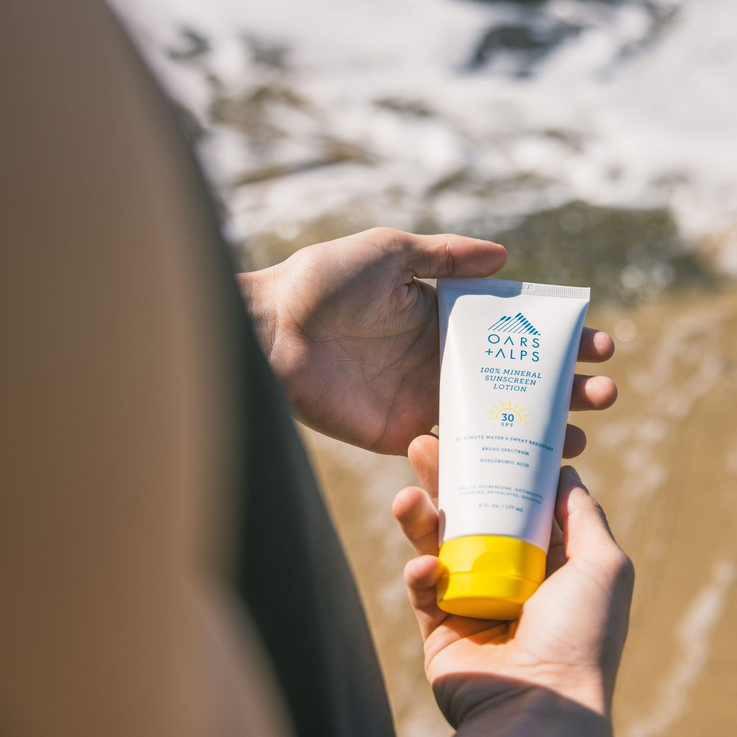 100% Mineral Sunscreen Lotion with SPF 30 - Oars + Alps - The Track and Field Store