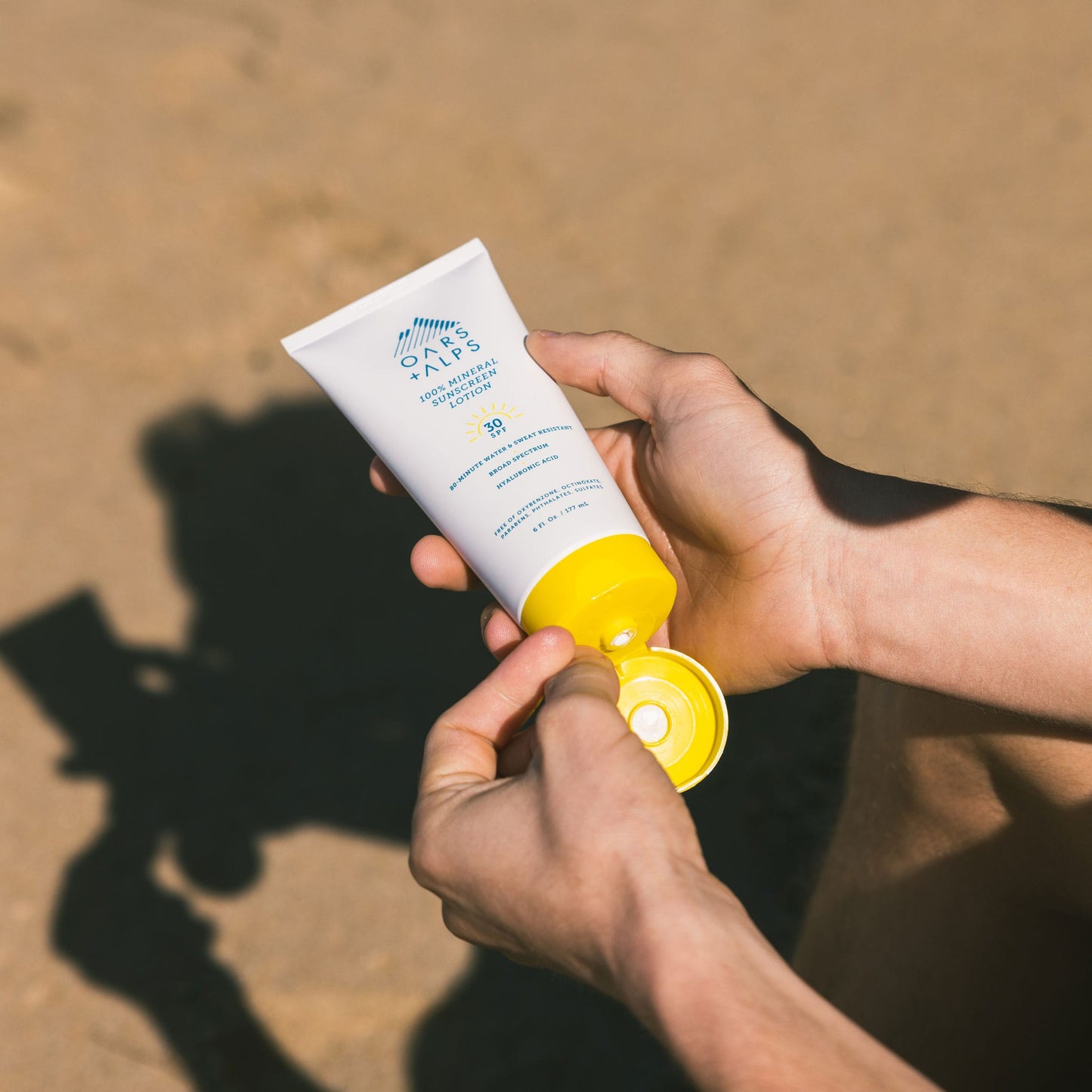 100% Mineral Sunscreen Lotion with SPF 30 - Oars + Alps - The Track and Field Store