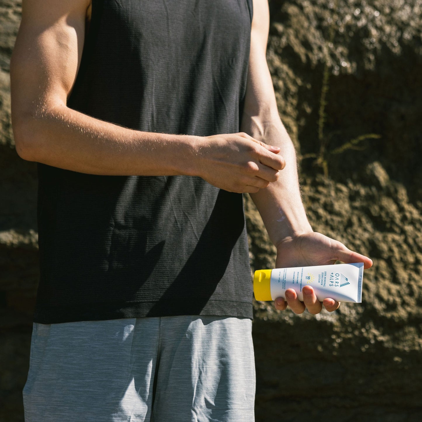 100% Mineral Sunscreen Lotion with SPF 50 - Oars + Alps - The Track and Field Store