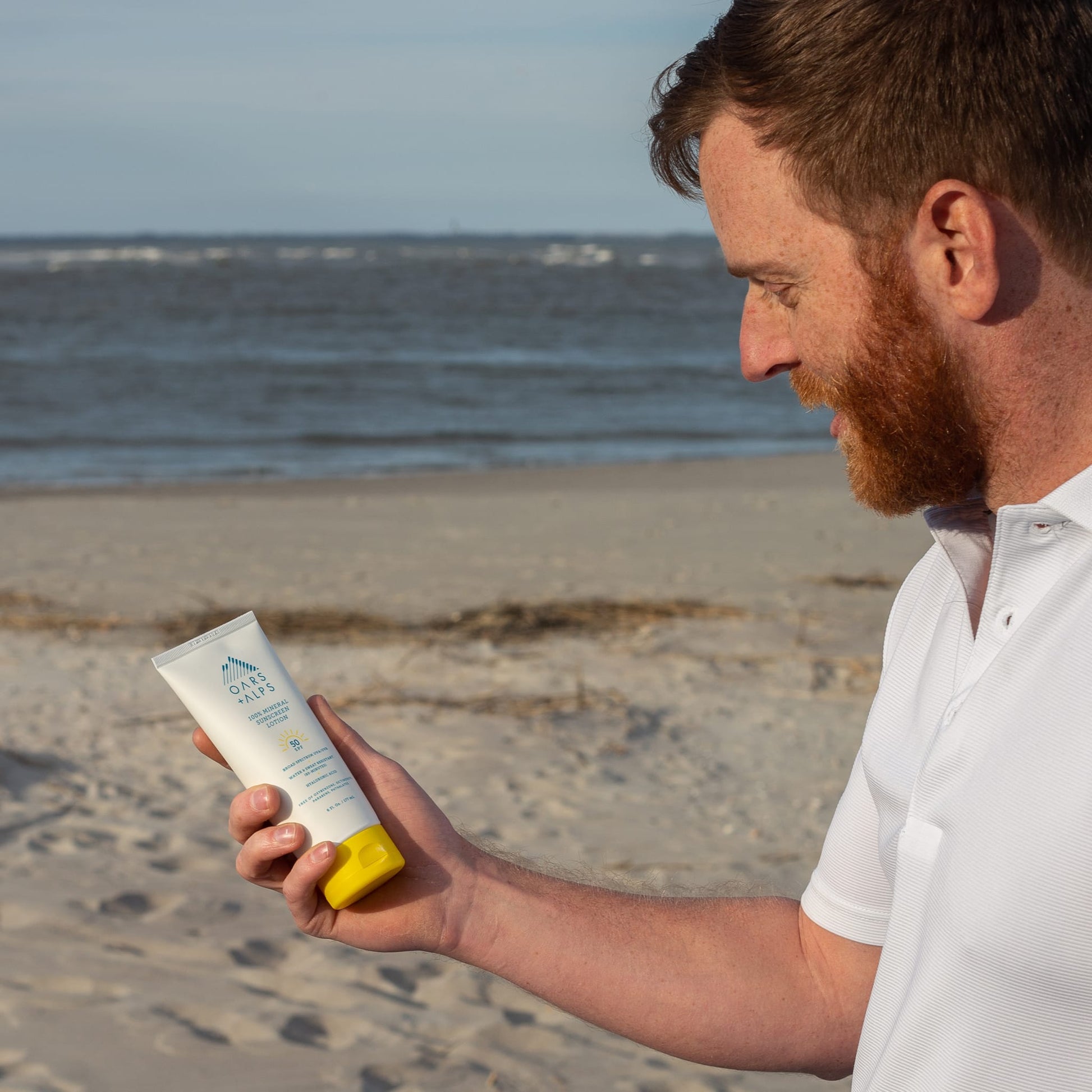 100% Mineral Sunscreen Lotion with SPF 50 - Oars + Alps - The Track and Field Store