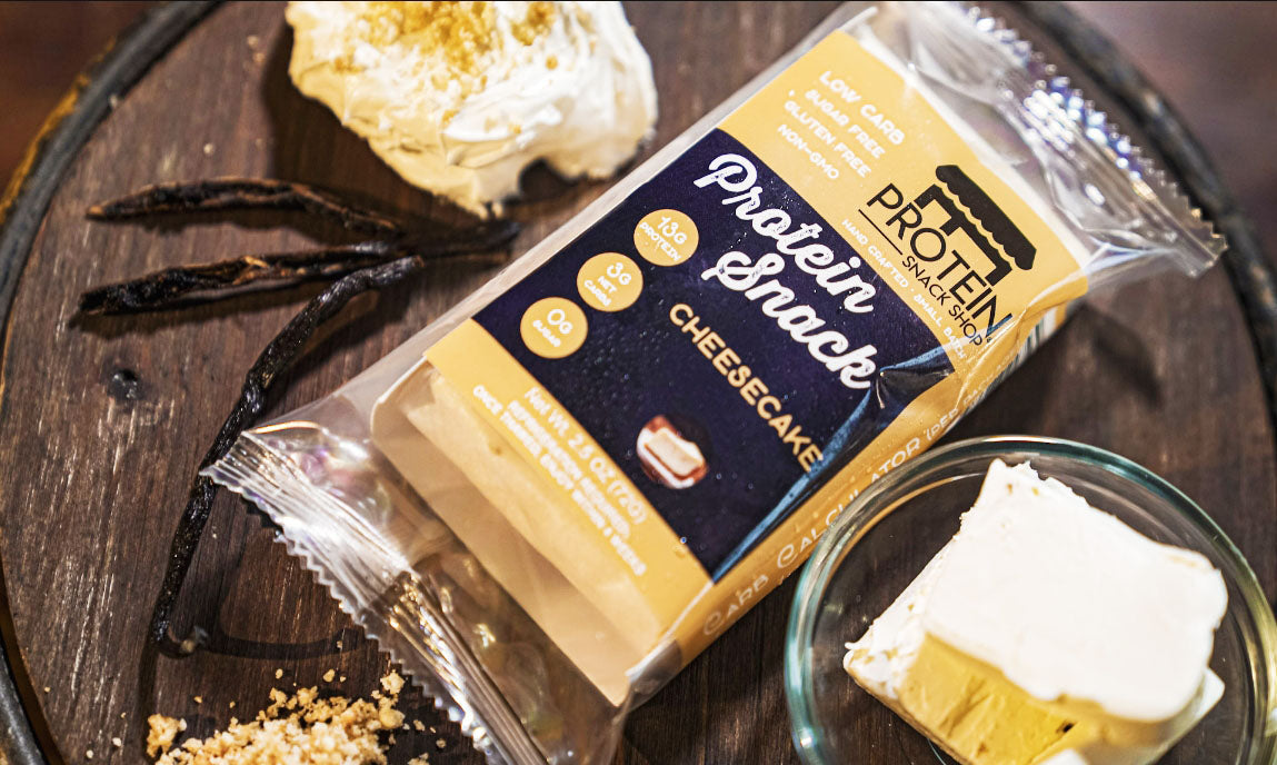 Protein Cheesecake Variety Pack + Peanut Butter Protein Bar, 6-Ct, Low Carb, Gluten-Free, Snack Bar