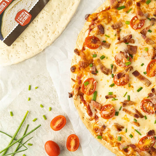 Pizza Crusts - 0g Net Carb, High in Protein, High Fiber, Non-GMO - 2 Thin Crusts Per Package - Wholesome Provisions