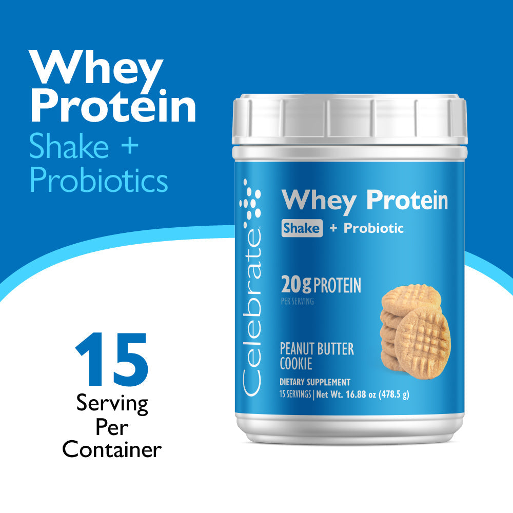Celebrate® Whey Protein Shake + Probiotic