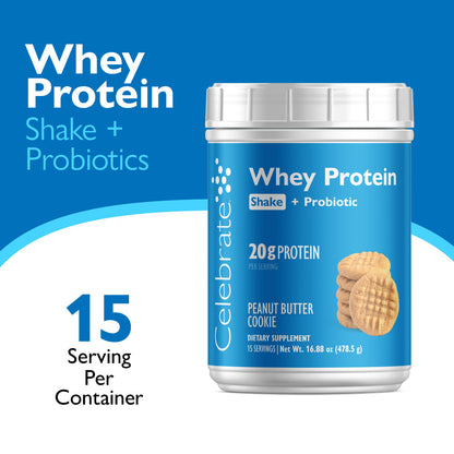 Celebrate® Whey Protein Shake + Probiotic