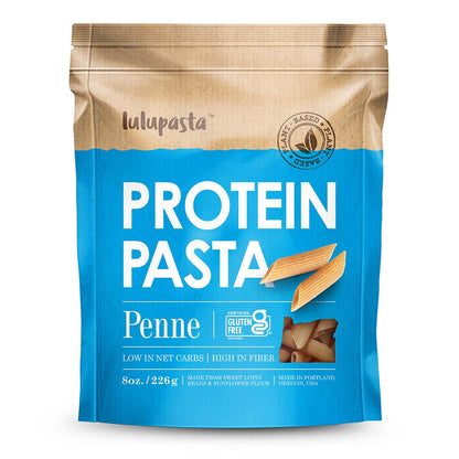 Penne Protein Pasta - 19g Protein & 4g Net Carb, Lupin Pasta, Keto Pasta, Gluten Free, 8 oz. - Wholesome Provisions