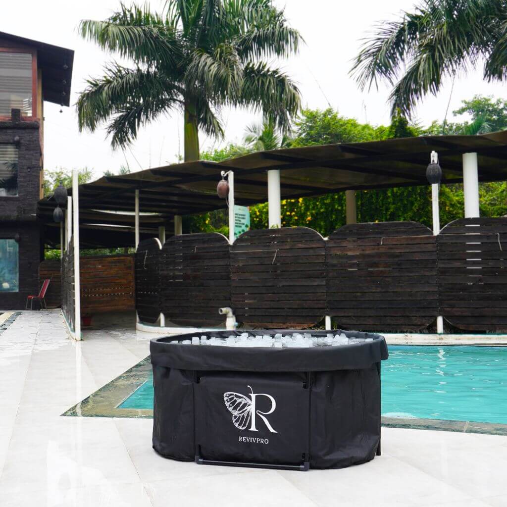 Portable Oval Ice Bath Tub X with Extra Length - Water Chiller Compatible Cold Plunge RevivPro