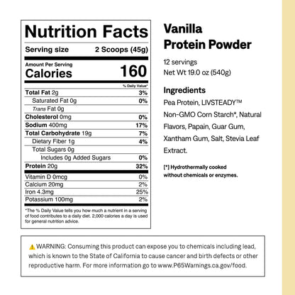 Vanilla Protein + Energy Powder