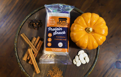 Pumpkin Protein Cheesecake, 6-Ct, Low Carb, Gluten-Free, Snack Bar