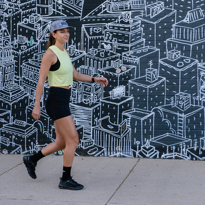 Marathon Crew Sock- Basic Black - RNNR - The Track and Field Store