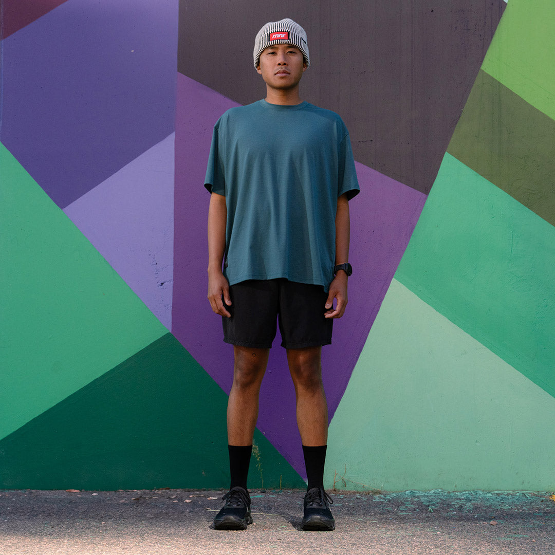 Men's Running Tee- Mallard Green - RNNR - The Track and Field Store