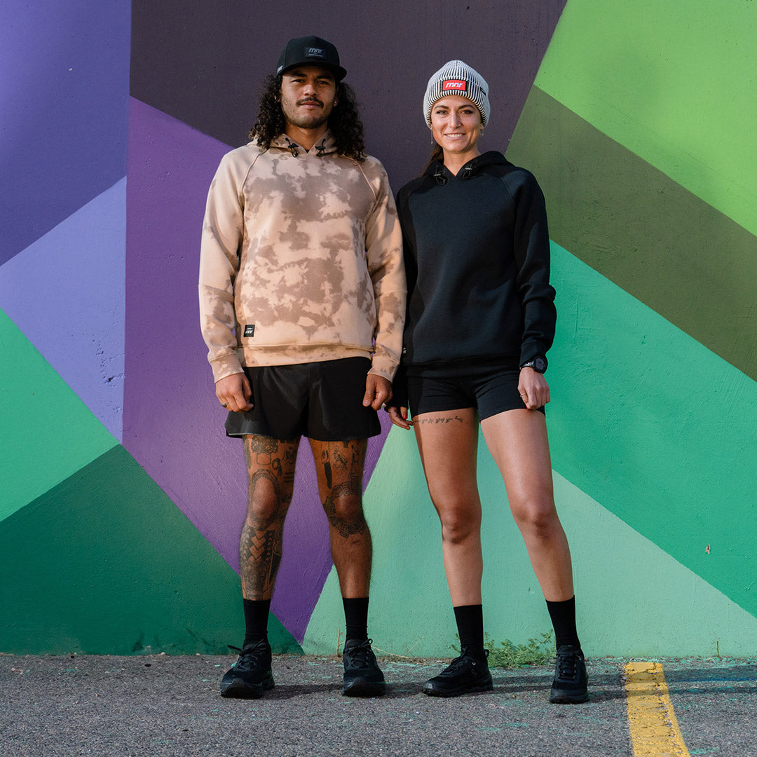 Marathon Crew Sock- Basic Black - RNNR - The Track and Field Store