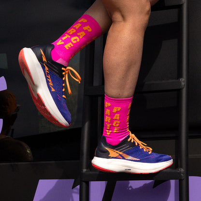 Marathon Sock: Party Pace - RNNR - The Track and Field Store