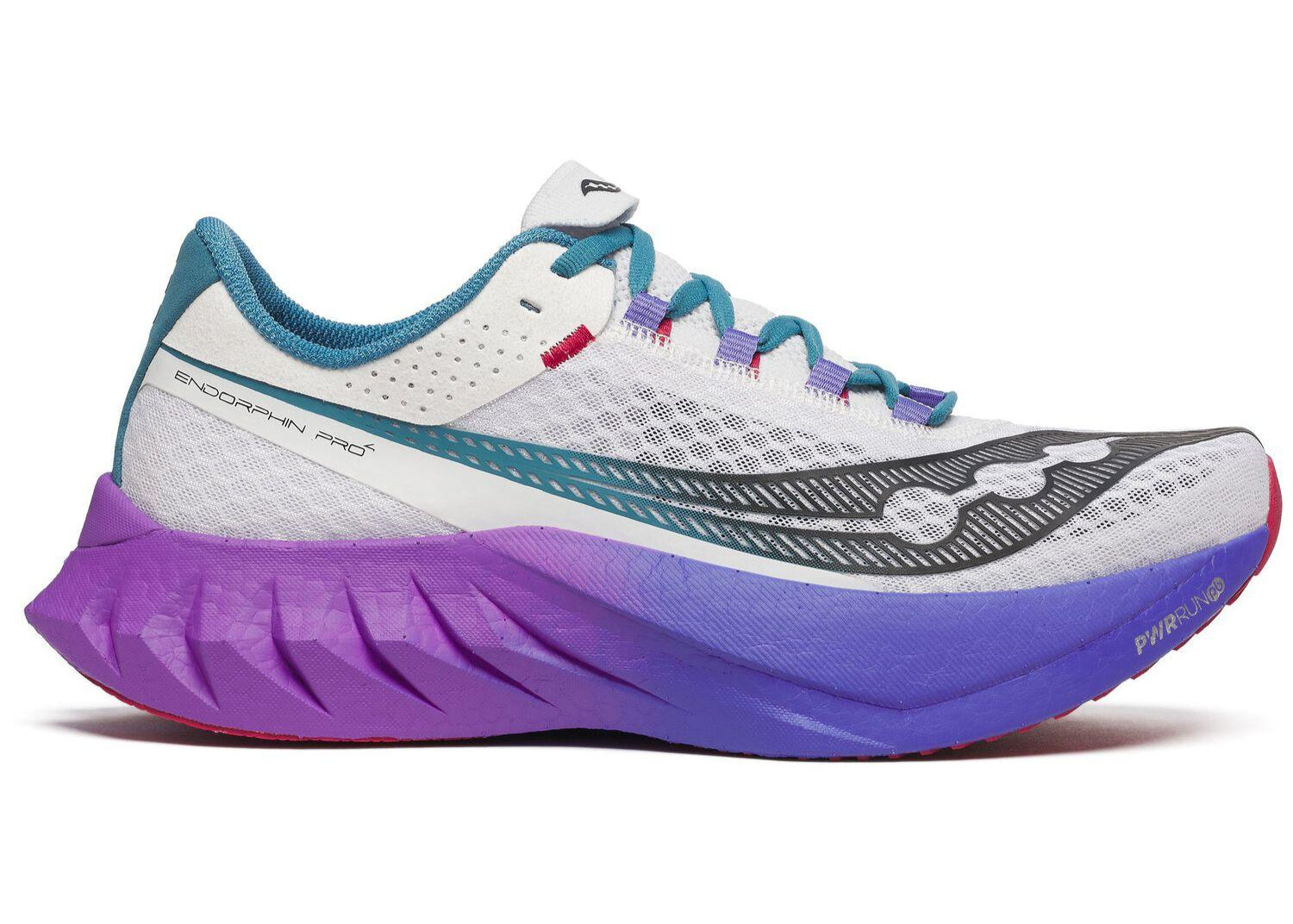 Women's Endorphin Pro 4 - White and Shadow - SAUCONY - The Track and Field Store