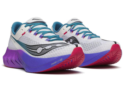 Women's Endorphin Pro 4 - White and Shadow - SAUCONY - The Track and Field Store