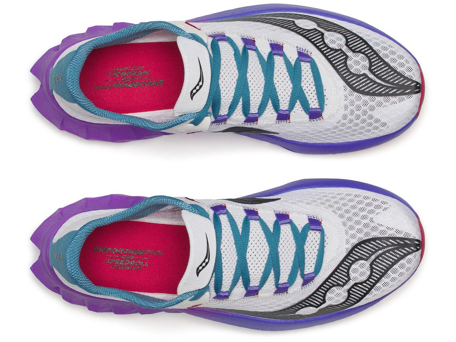 Women's Endorphin Pro 4 - White and Shadow - SAUCONY - The Track and Field Store