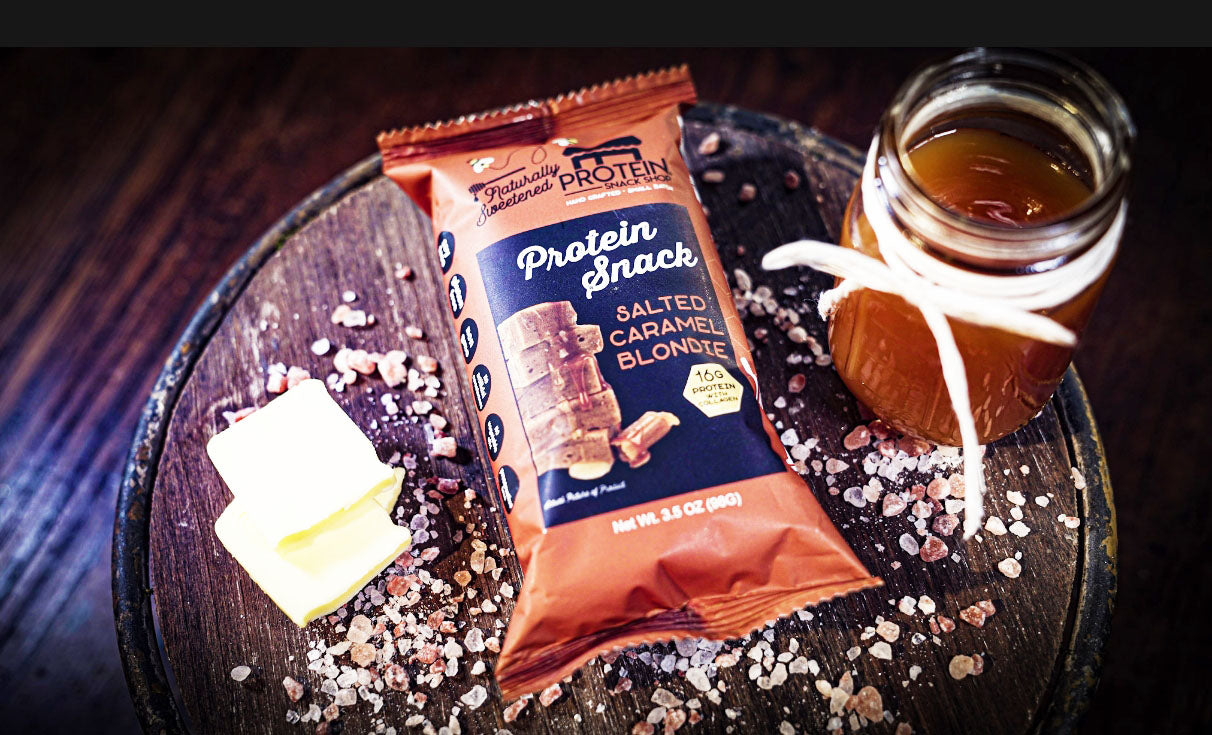 Protein Brownie/Blondie Variety Pack, 6-Ct, Honey Sweetened, Gluten-Free, Snack Bar - Protein Snack Shop