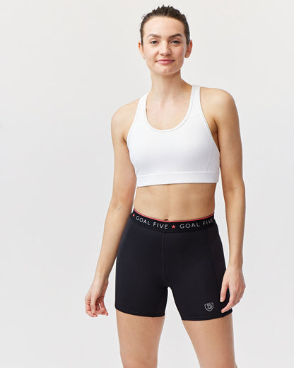 Slide Force Women's Spandex Shorts Goal Five