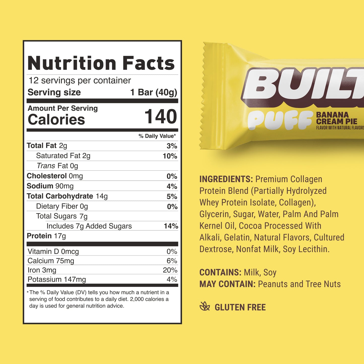 Banana Cream Pie Puff - BUILT