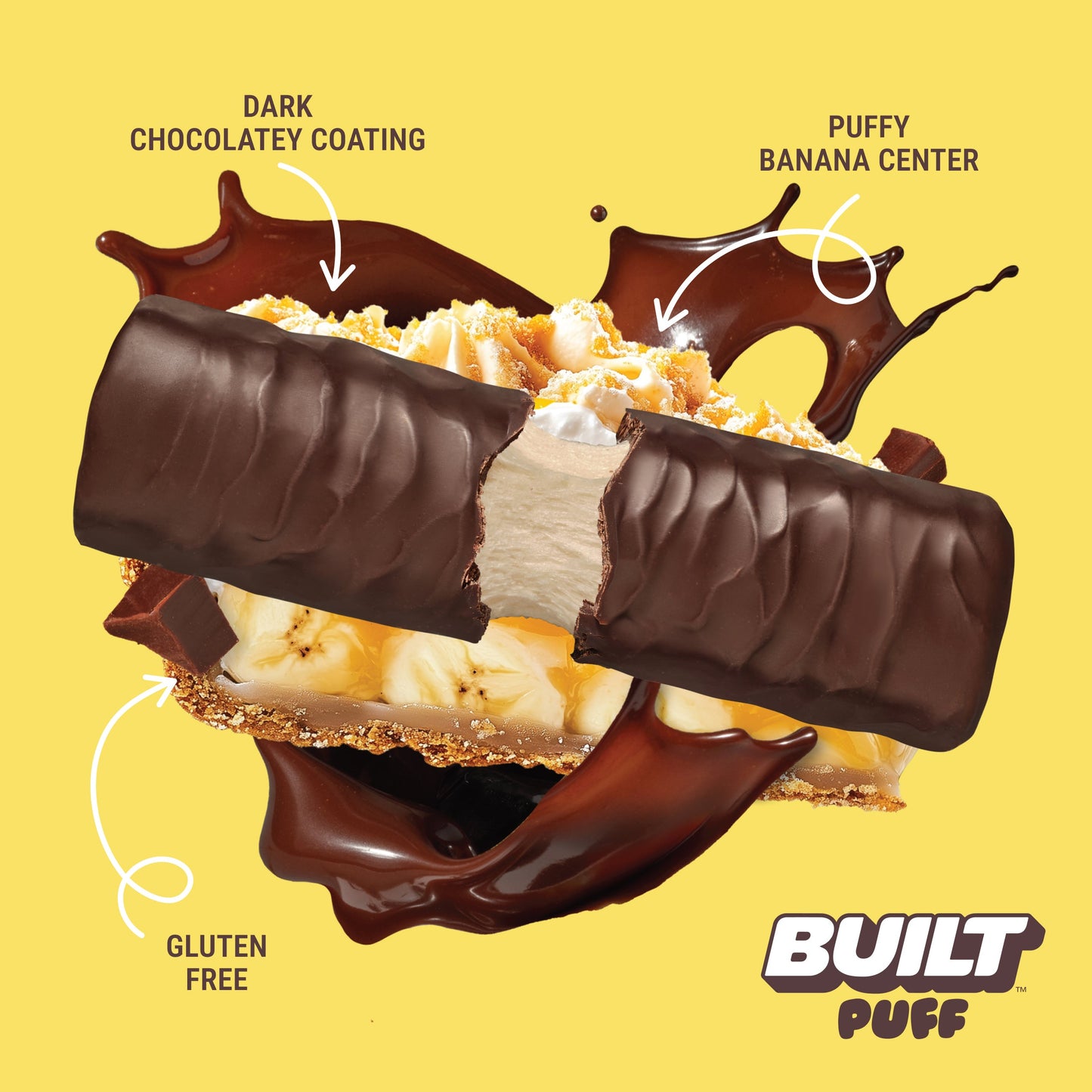 Banana Cream Pie Puff - BUILT