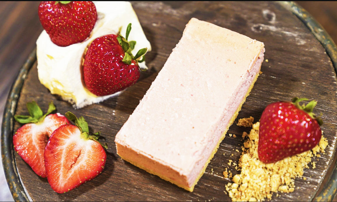 Strawberries & Cream Protein Cheesecake, 6-Ct, Low Carb, Gluten-Free, Snack Bar