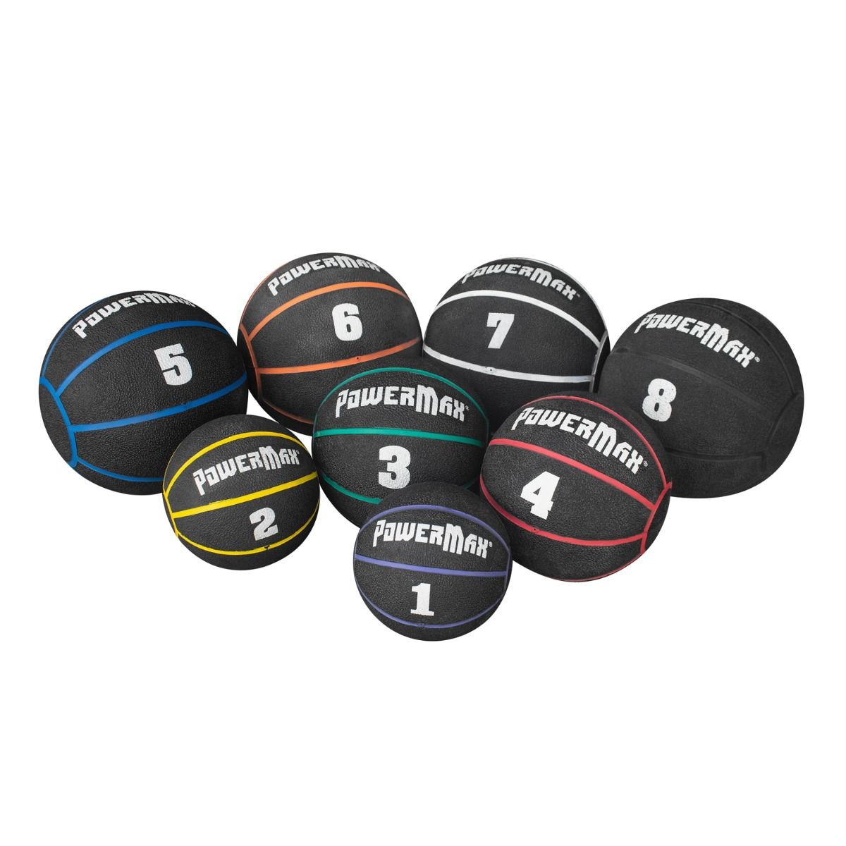 Powermax Rubber Med Balls - The Track and Field Store