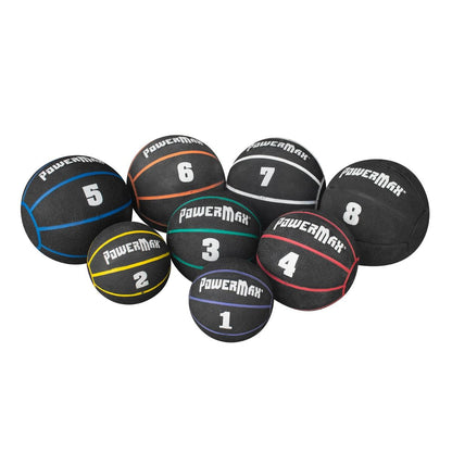 Powermax Rubber Med Balls - The Track and Field Store