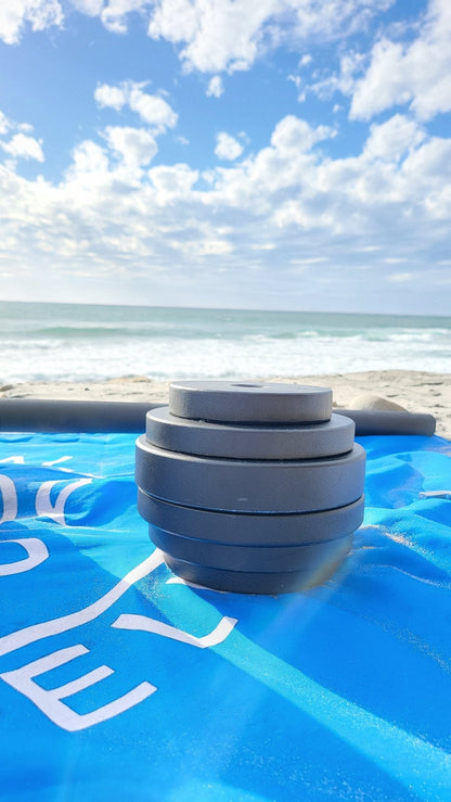 12–32 kg (26–71 lb) Adjustable Kettlebell/Mace System – Powder-Coated Cast-Iron – Black | SoCal Kettlebellz SoCal Kettlebellz