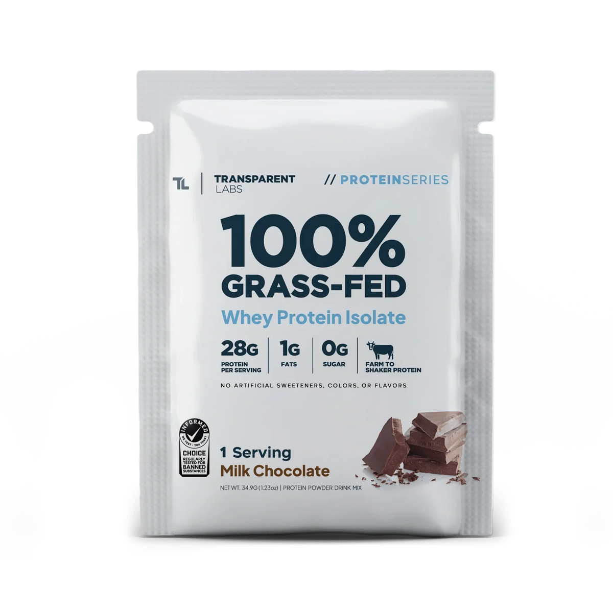 Transparent Labs 100% Grass Fed Whey Isolate - 5 Servings (Variety Pack)