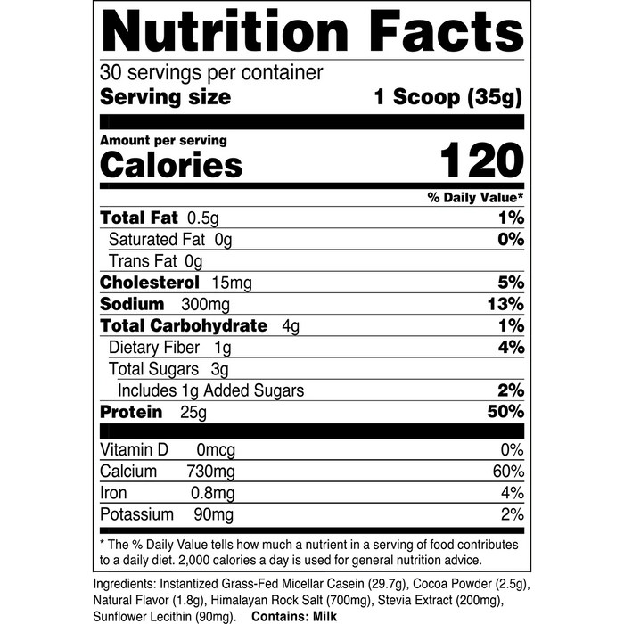 Transparent Labs CASEIN PROTEIN 100% GRASS-FED