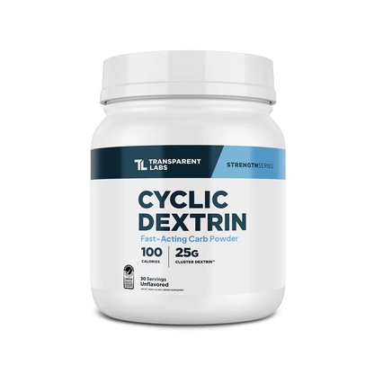 Transparent Labs Cyclic Dextrin | Cluster Dextrin® Carbohydrate Powder for Performance & Recovery