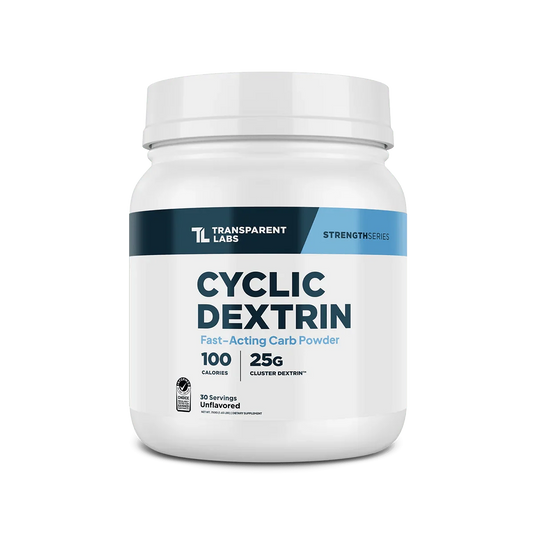 Transparent Labs Cyclic Dextrin | Cluster Dextrin® Carbohydrate Powder for Performance & Recovery