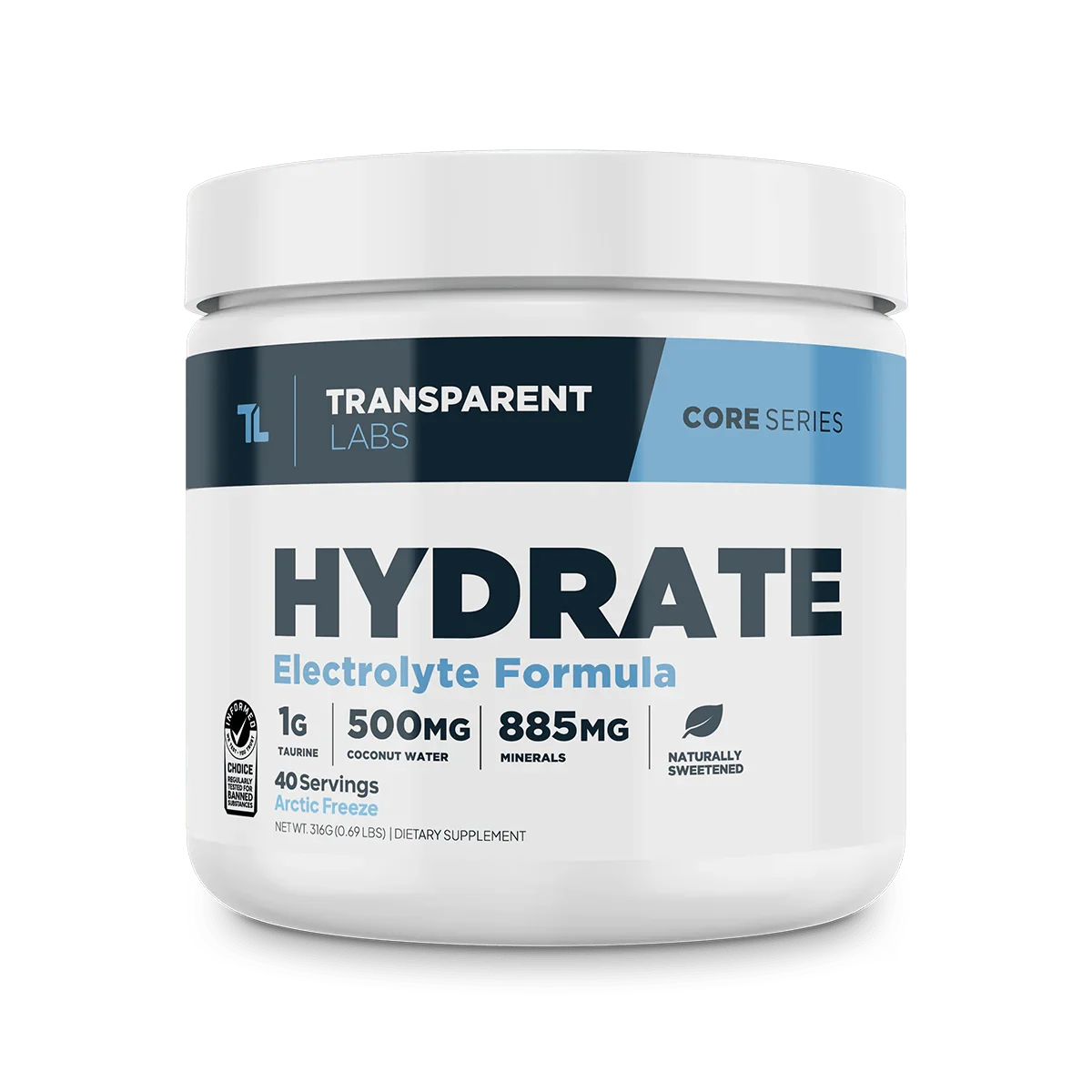 Transparent Labs Hydrate Electrolyte Formula
