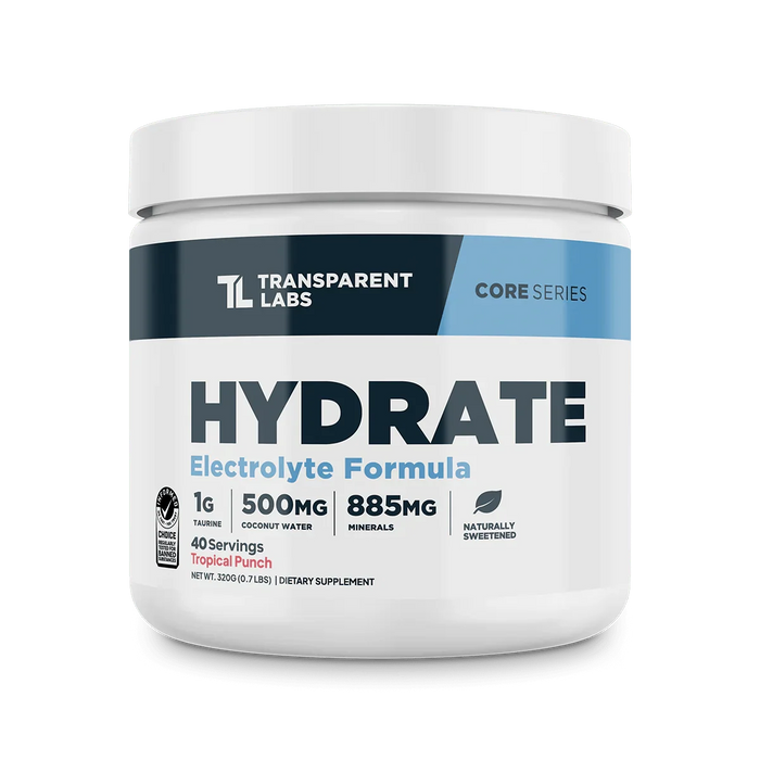 Transparent Labs Hydrate Electrolyte Formula