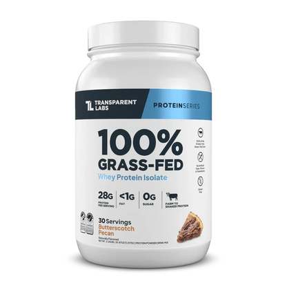 Transparent Labs 100% Grass Fed Whey Isolate (30 Ser)