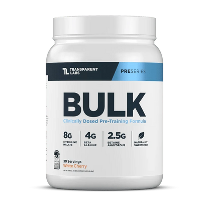 Transparent labs Bulk Pre-Workout -30 Servings