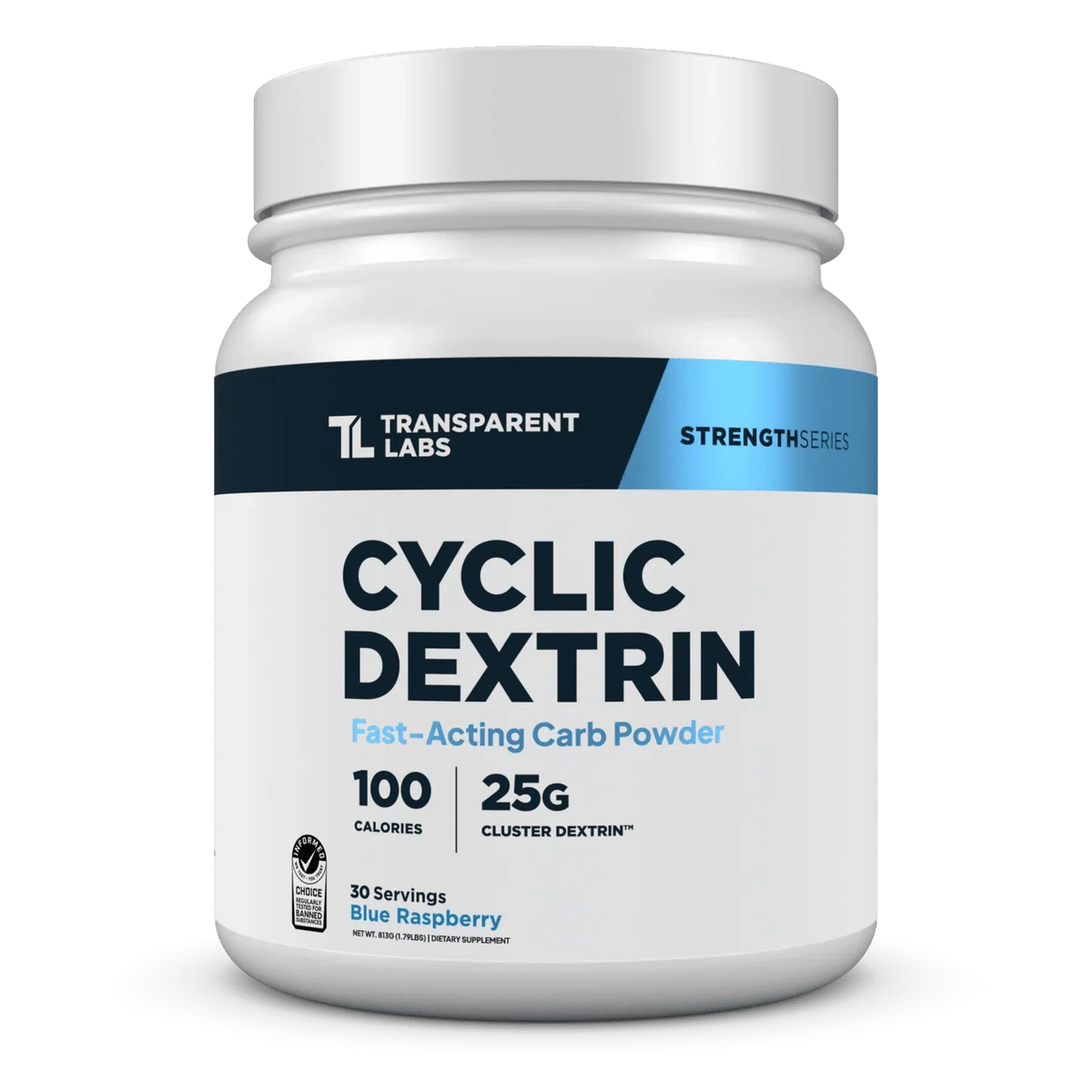 Transparent Labs Cyclic Dextrin | Cluster Dextrin® Carbohydrate Powder for Performance & Recovery