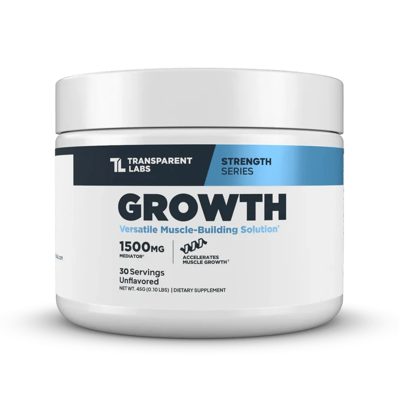 Transparent Labs Growth - Muscle Building Solution