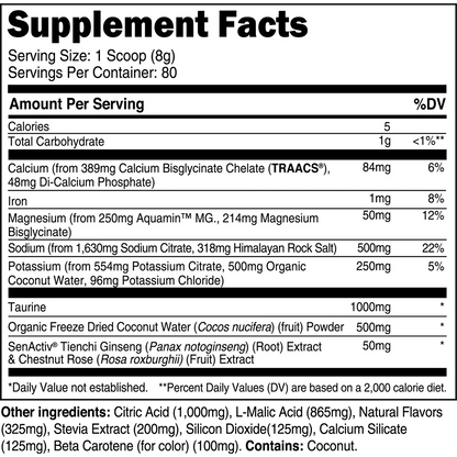 Transparent Labs Hydrate Electrolyte Formula